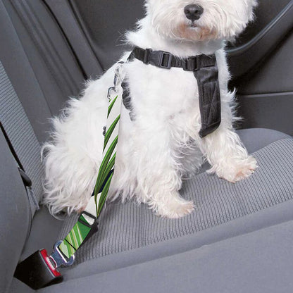 Tropical Toco Toucan Print Dog Seat Belt