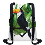 Tropical Toco Toucan Print Drawstring Backpack
