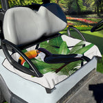 Tropical Toco Toucan Print Golf Cart Seat Cover