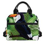 Tropical Toco Toucan Print Insulated Lunch Bag