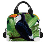 Tropical Toco Toucan Print Insulated Lunch Bag