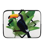 Tropical Toco Toucan Print Laptop Sleeve