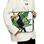 Tropical Toco Toucan Print Laptop Sleeve