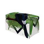 Tropical Toco Toucan Print Leather Tissue Box Cover