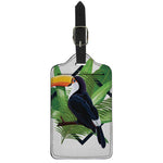 Tropical Toco Toucan Print Luggage Tag