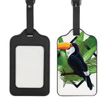Tropical Toco Toucan Print Luggage Tag