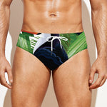 Tropical Toco Toucan Print Men's Swim Briefs