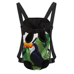 Tropical Toco Toucan Print Pet Carrier Backpack
