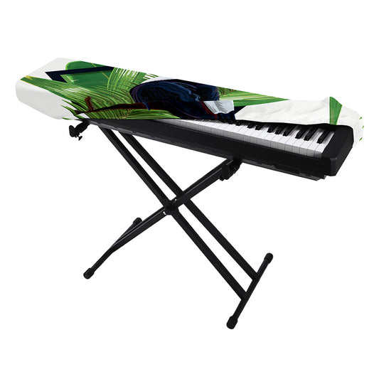 Tropical Toco Toucan Print Piano Keyboard Cover