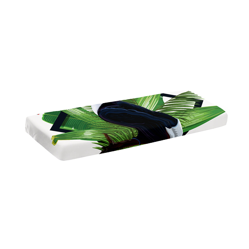 Tropical Toco Toucan Print Piano Keyboard Cover