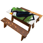 Tropical Toco Toucan Print Picnic Table Cover