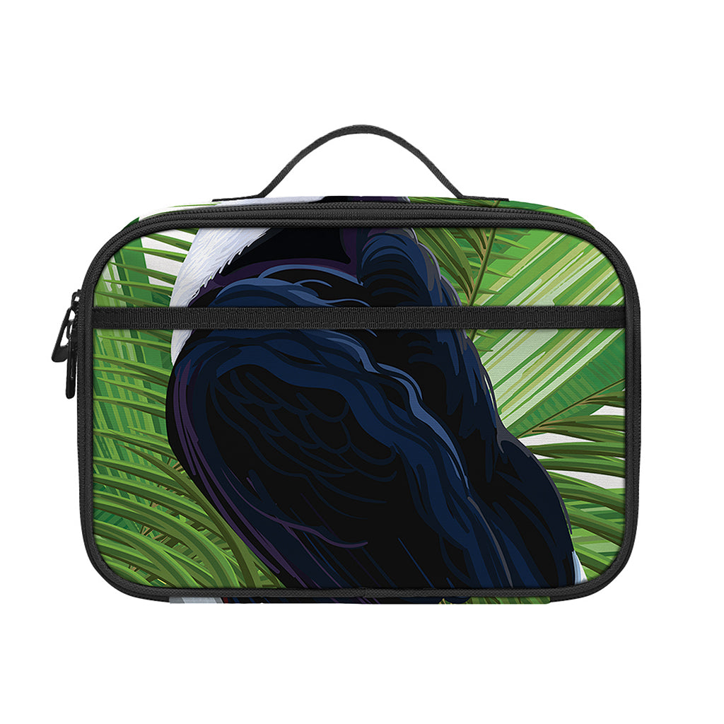 Tropical Toco Toucan Print Portable Lunch Bag