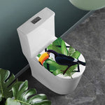 Tropical Toco Toucan Print Toilet Lid Cover