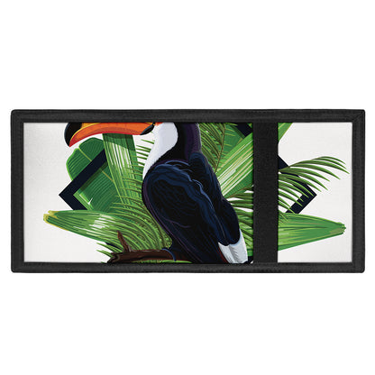Tropical Toco Toucan Print Trifold Wallet