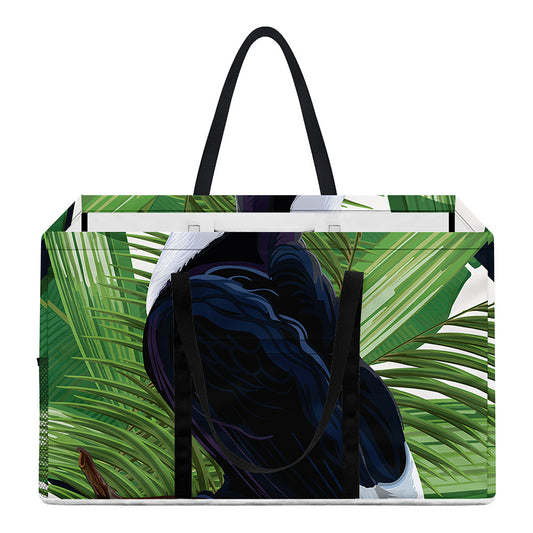 Tropical Toco Toucan Print Utility Tote Bag