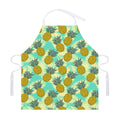 Tropical Vintage Pineapple Pattern Print Adjustable Apron