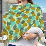 Tropical Vintage Pineapple Pattern Print Baby Seat Cover