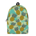 Tropical Vintage Pineapple Pattern Print School Backpack