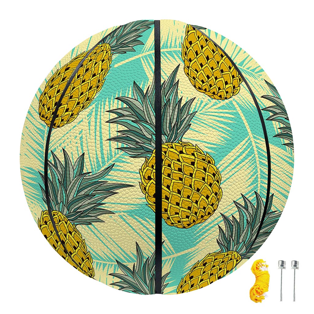 Tropical Vintage Pineapple Pattern Print Basketball