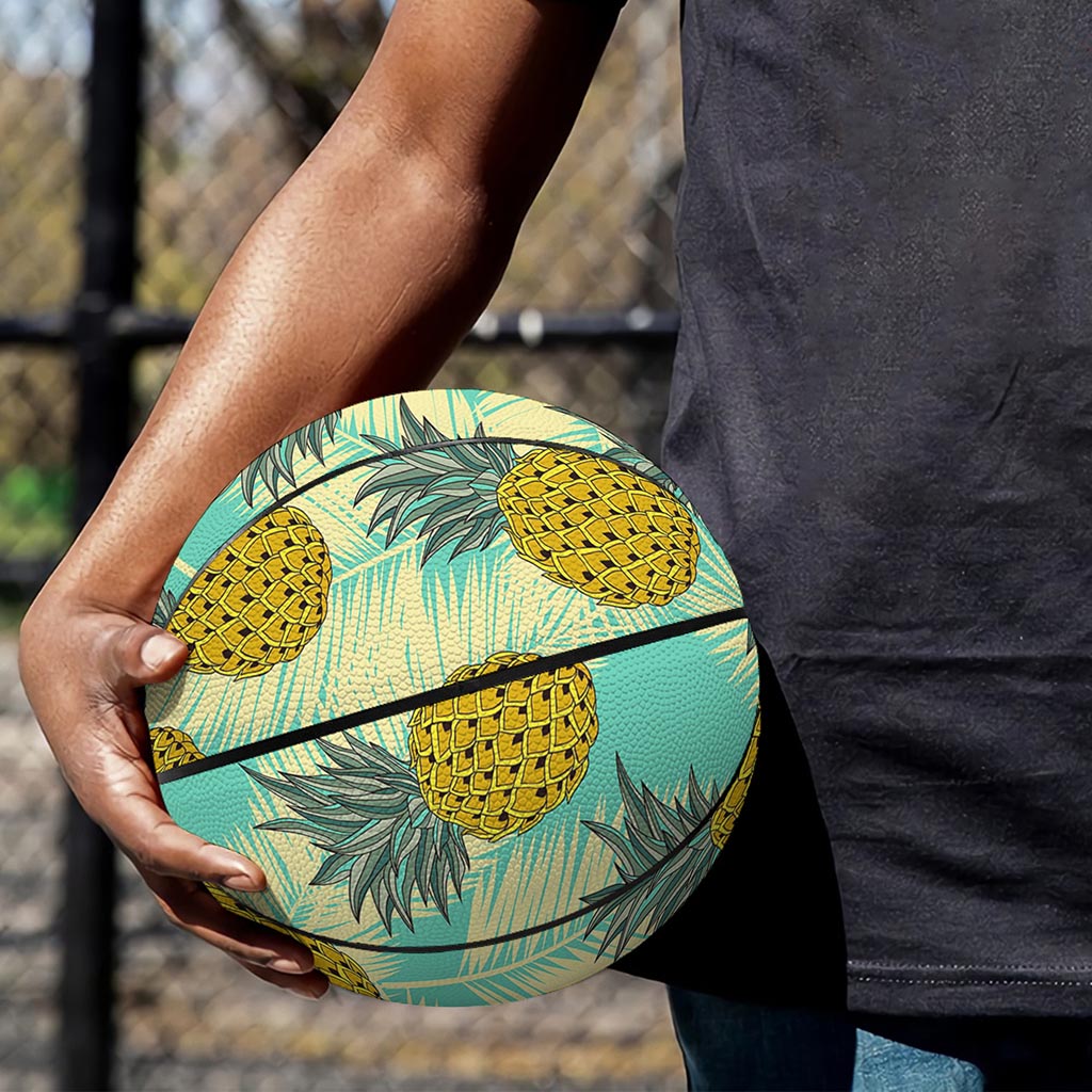 Tropical Vintage Pineapple Pattern Print Basketball