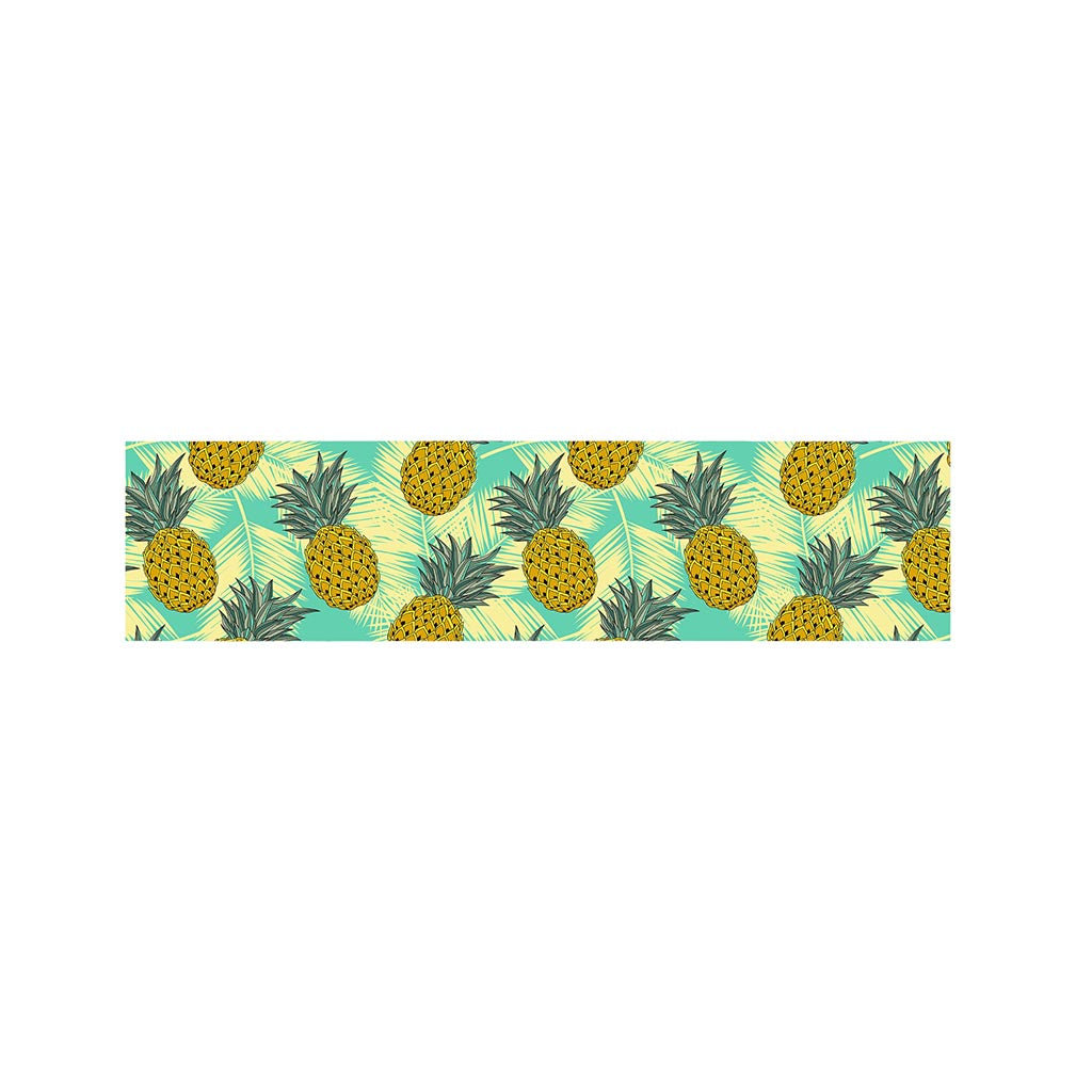 Tropical Vintage Pineapple Pattern Print Bed Runner