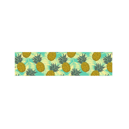 Tropical Vintage Pineapple Pattern Print Bed Runner