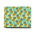 Tropical Vintage Pineapple Pattern Print Bifold Wallet