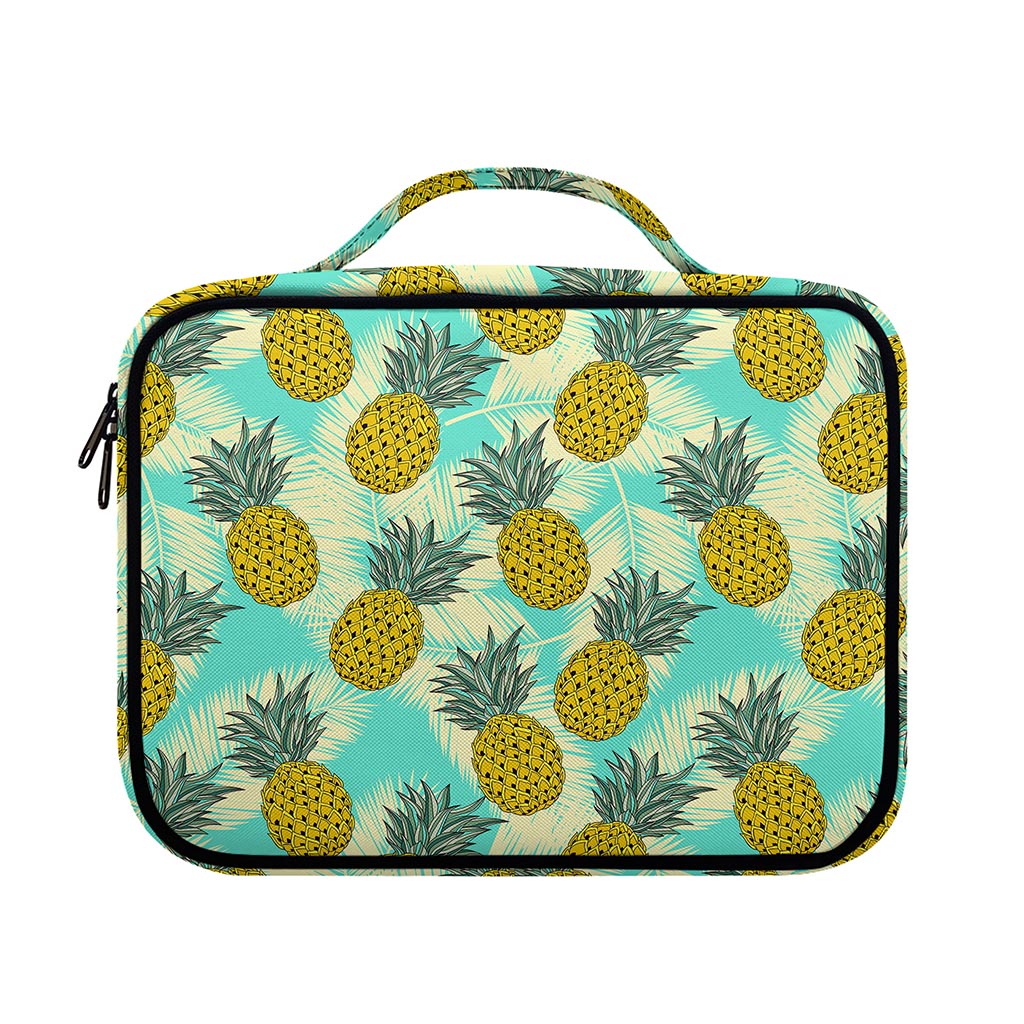 Tropical Vintage Pineapple Pattern Print Briefcase Bible Bag