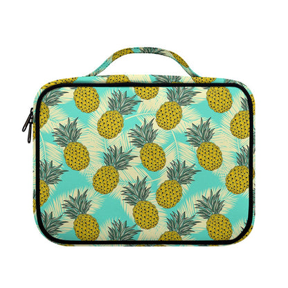 Tropical Vintage Pineapple Pattern Print Briefcase Bible Bag
