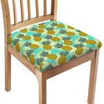 Tropical Vintage Pineapple Pattern Print Chair Cushion Cover