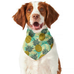 Tropical Vintage Pineapple Pattern Print Dog Bandana