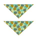 Tropical Vintage Pineapple Pattern Print Dog Bandana