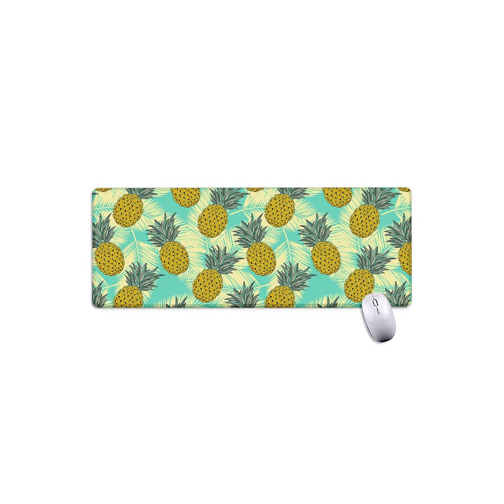 Tropical Vintage Pineapple Pattern Print Extended Mouse Pad
