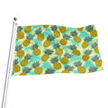 Tropical Vintage Pineapple Pattern Print Flag