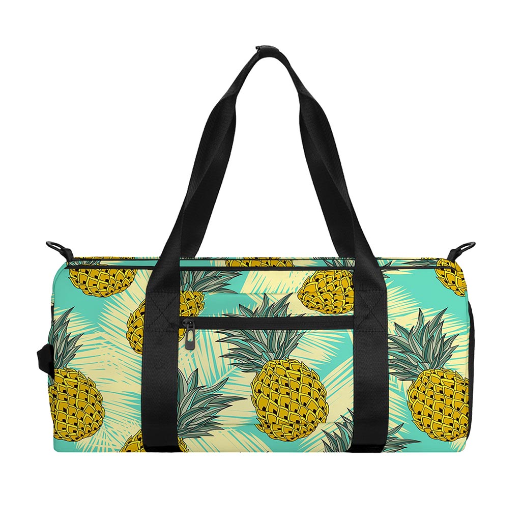Tropical Vintage Pineapple Pattern Print Gym Bag