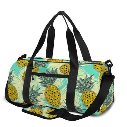 Tropical Vintage Pineapple Pattern Print Gym Bag