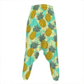 Tropical Vintage Pineapple Pattern Print Hammer Pants