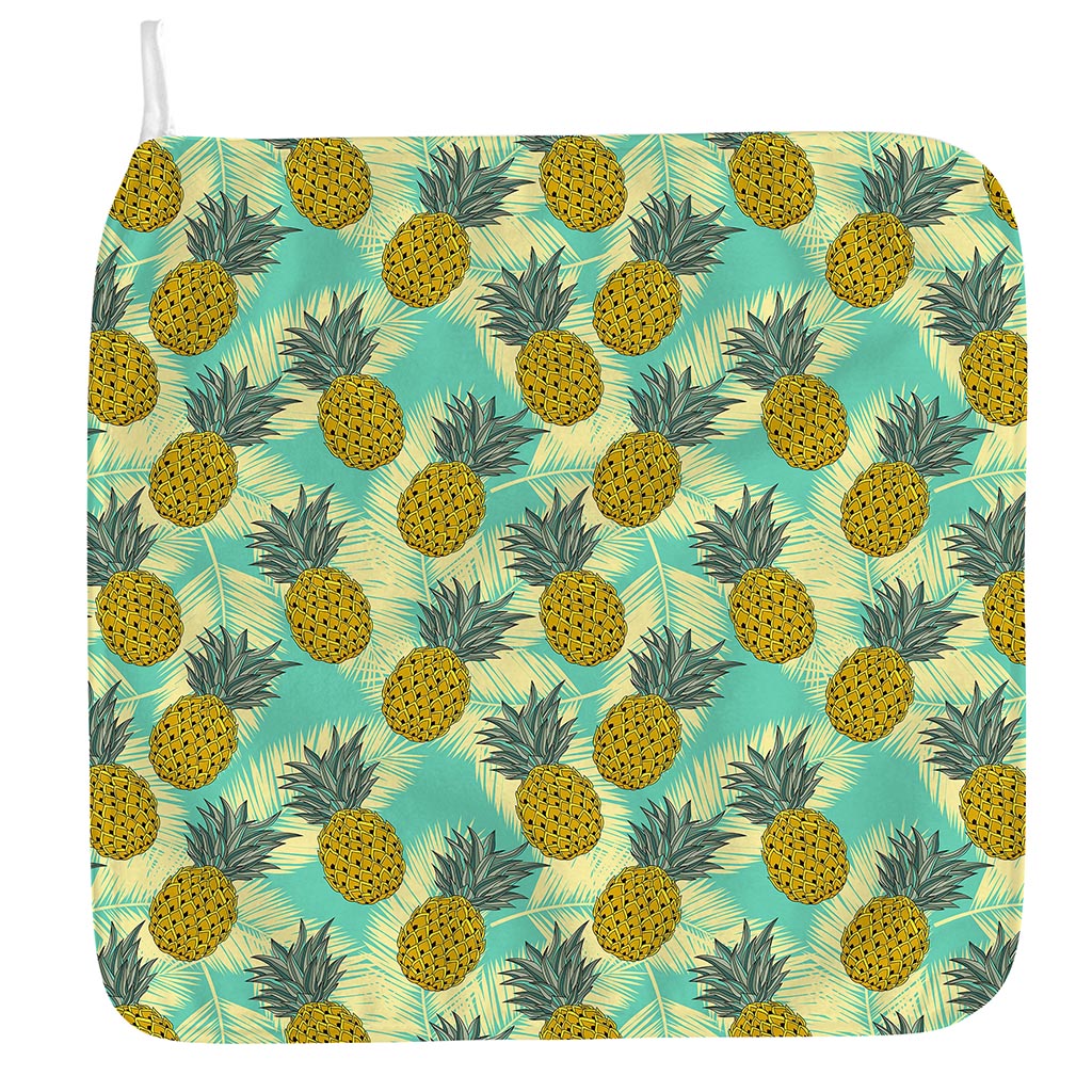 Tropical Vintage Pineapple Pattern Print Hand Towel