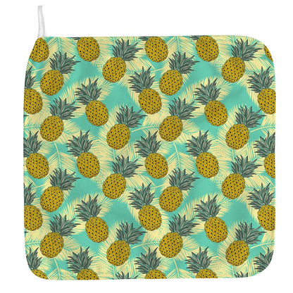 Tropical Vintage Pineapple Pattern Print Hand Towel