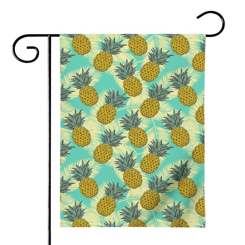 Tropical Vintage Pineapple Pattern Print House Flag