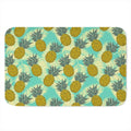 Tropical Vintage Pineapple Pattern Print Indoor Door Mat