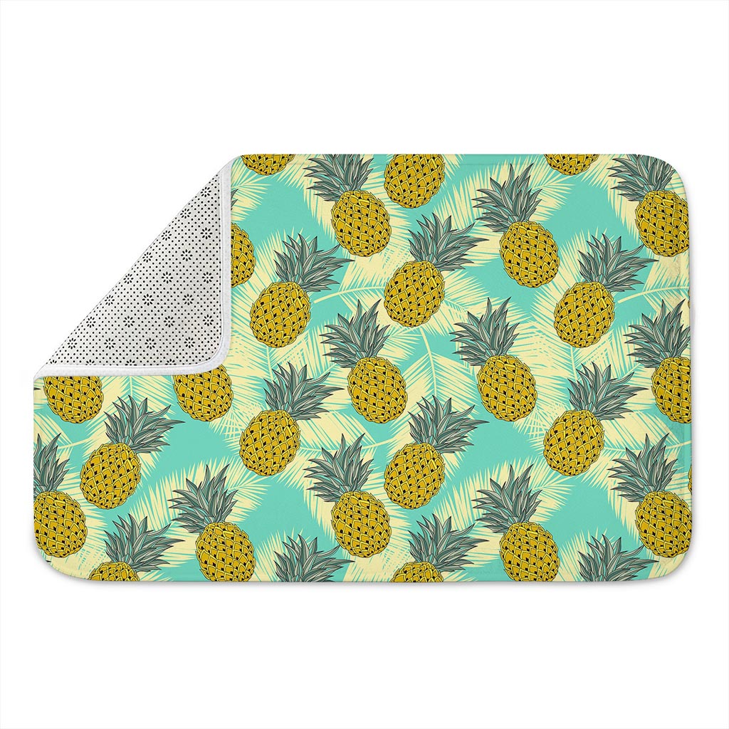 Tropical Vintage Pineapple Pattern Print Indoor Door Mat
