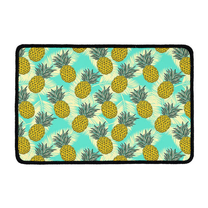 Tropical Vintage Pineapple Pattern Print Kitchen Mat