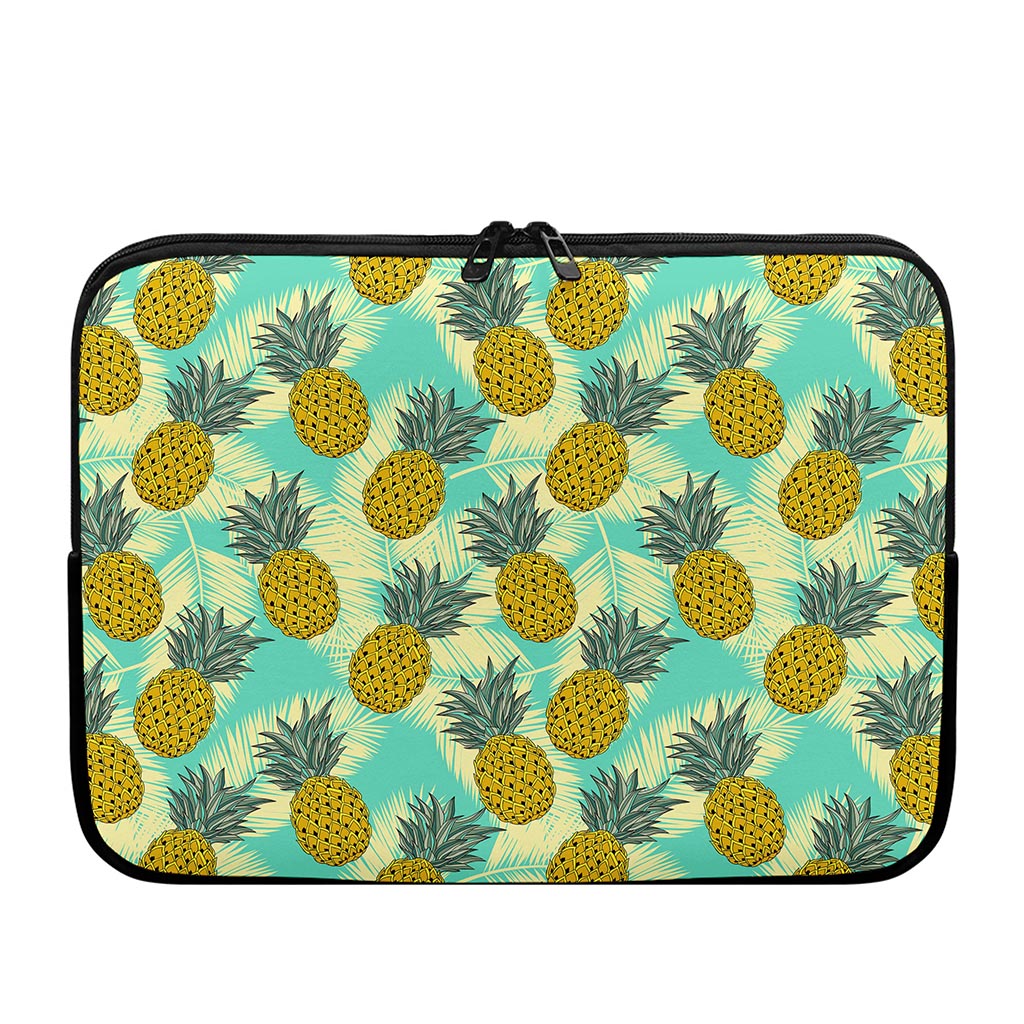 Tropical Vintage Pineapple Pattern Print Laptop Sleeve