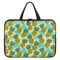 Tropical Vintage Pineapple Pattern Print Laptop Sleeve With Handle