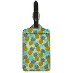 Tropical Vintage Pineapple Pattern Print Luggage Tag