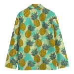 Tropical Vintage Pineapple Pattern Print Men's Blazer