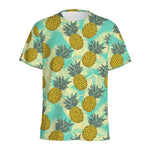 Tropical Vintage Pineapple Pattern Print Men's Sports T-Shirt