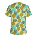 Tropical Vintage Pineapple Pattern Print Men's Sports T-Shirt