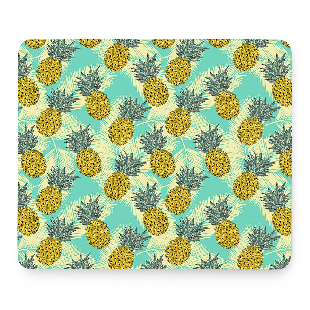 Tropical Vintage Pineapple Pattern Print Mouse Pad